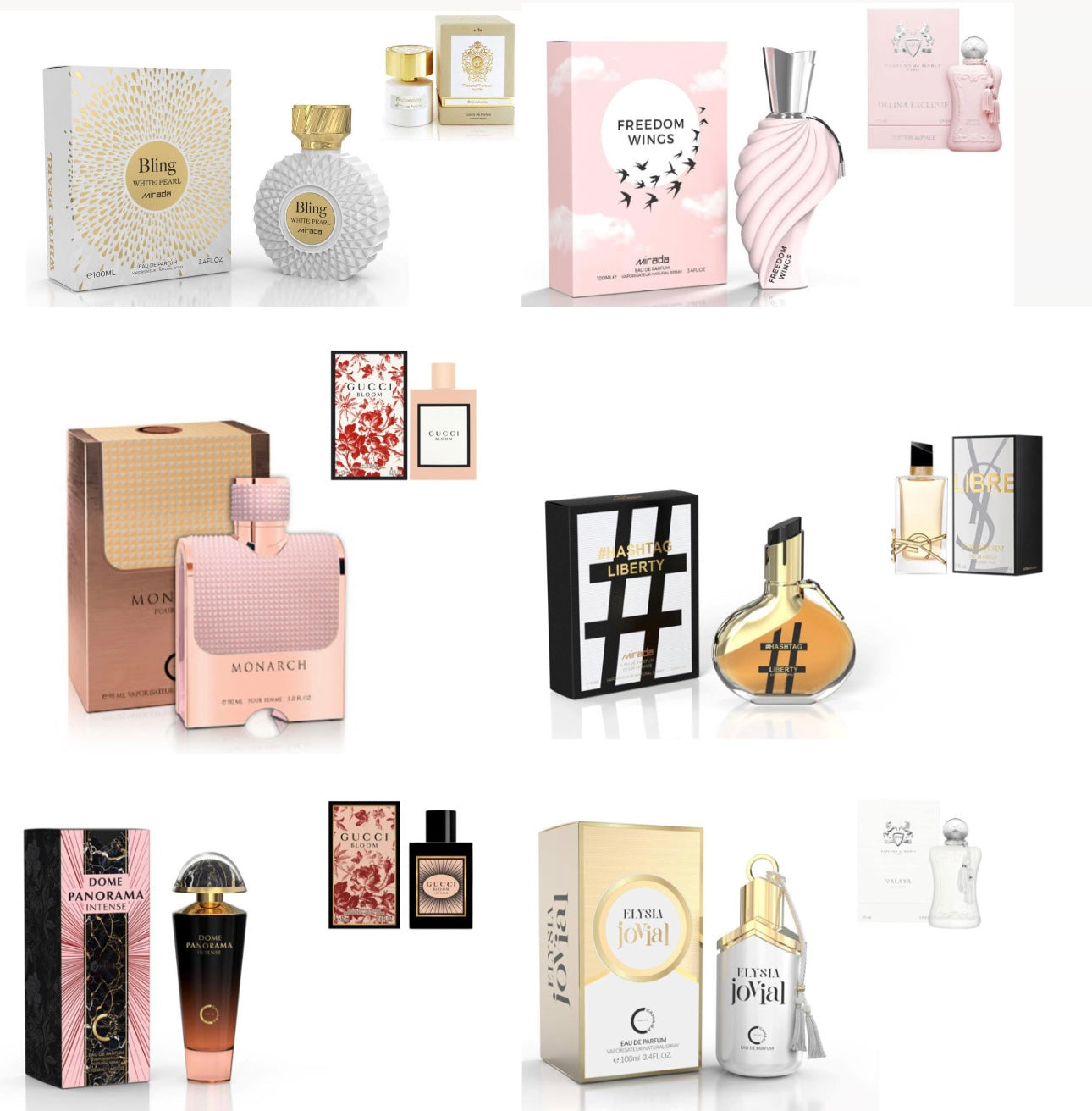 Set de 6 perfumes de mujer