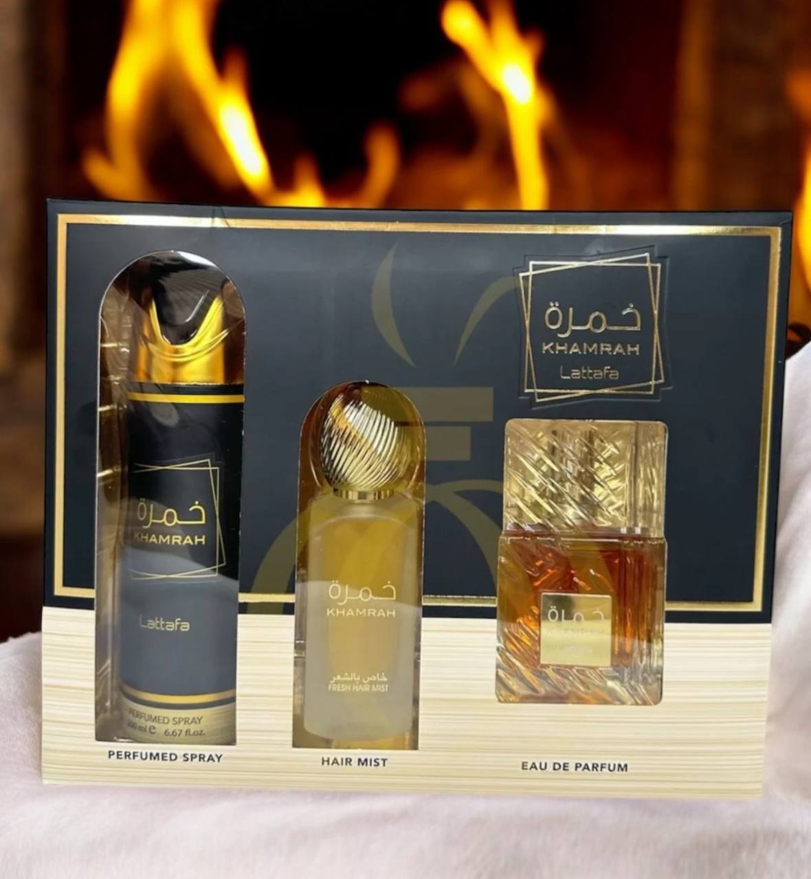 Lattafa khamrah 3 Pcs gist set
